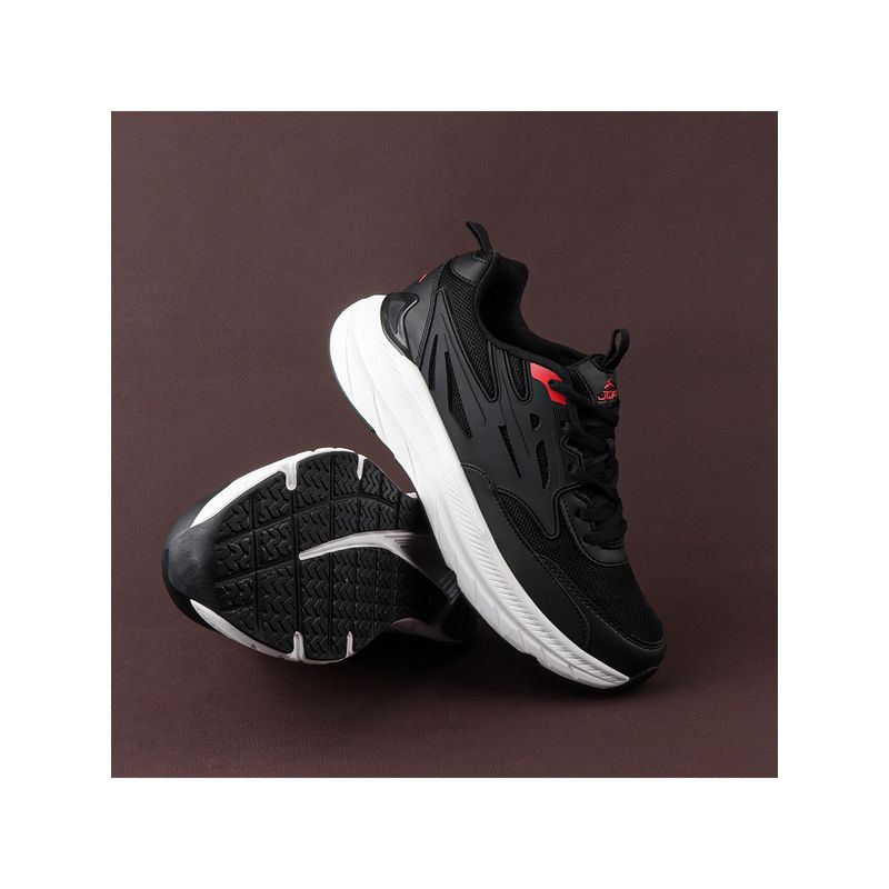 JQR RUBICON Men Black Running Shoes (UK 9)