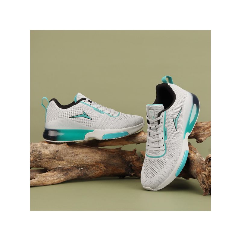 JQR WELLINGTON Men Grey/Blue Running Shoes (UK 10)