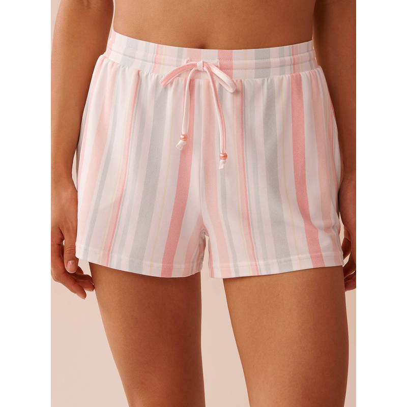 La Vie En Rose Multicolor Super Soft Pajama Shorts (XS)