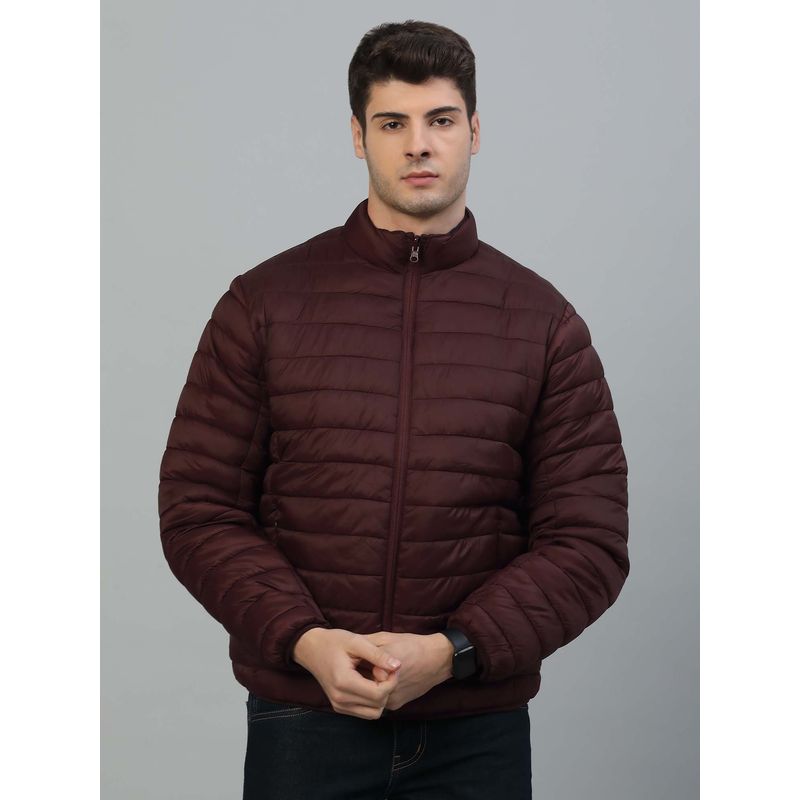 Cantabil Wine Casual Jacket for Men Breathable and Soft (M)