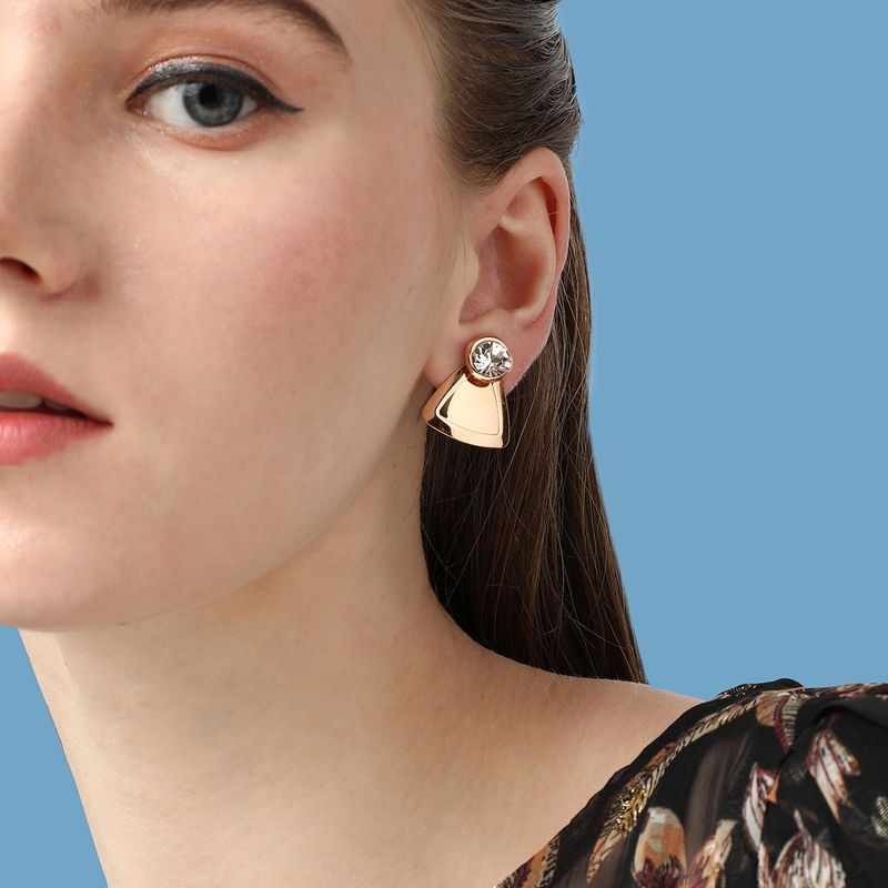 GOLD PLATED PARTY DESIGNER DROP EARRING FOR WOMEN main image 0