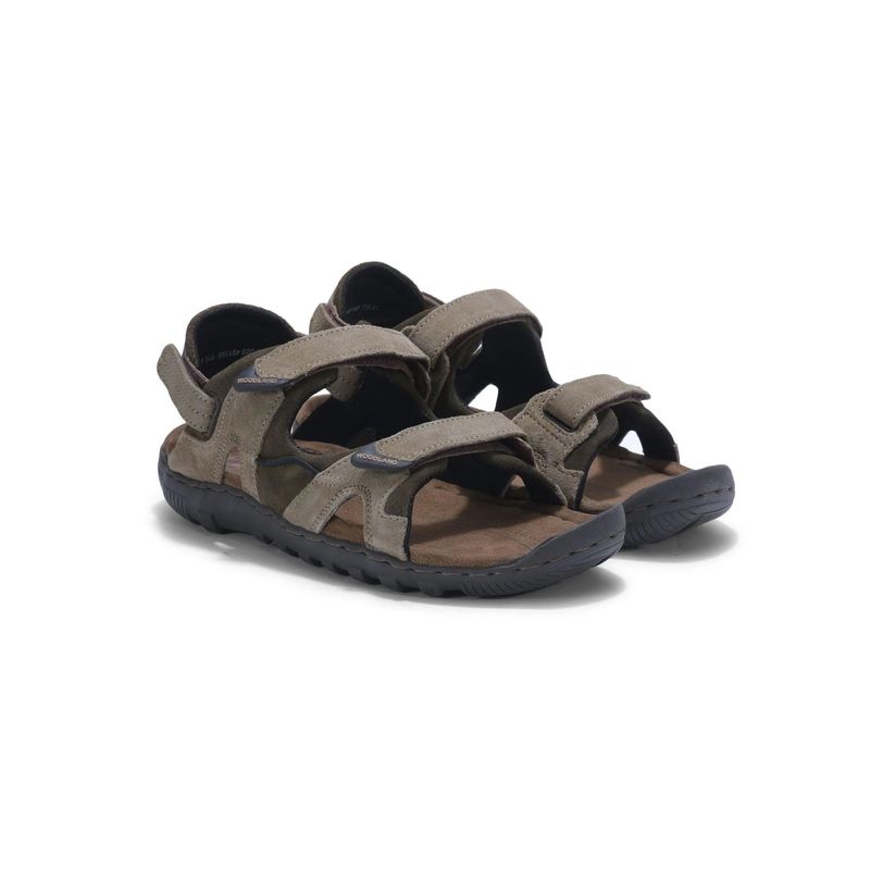 WOODLAND Men Khaki Casual Sandals (EURO 41)