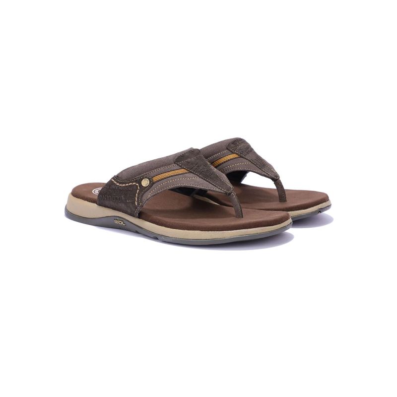 WOODLAND Men Brown Flipflops (EURO 40)