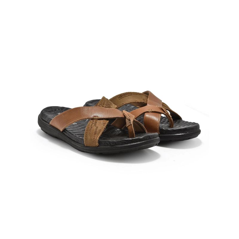 WOODLAND Men Camel Flipflops (EURO 43)