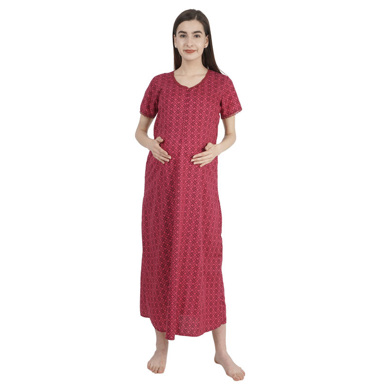 Morph Maternity Red Floral Nursing 