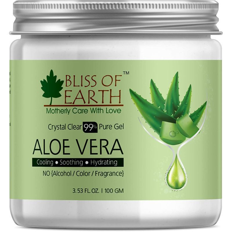 Bliss Of Earth 99% Pure Crystal Clear Aloe Vera Gel