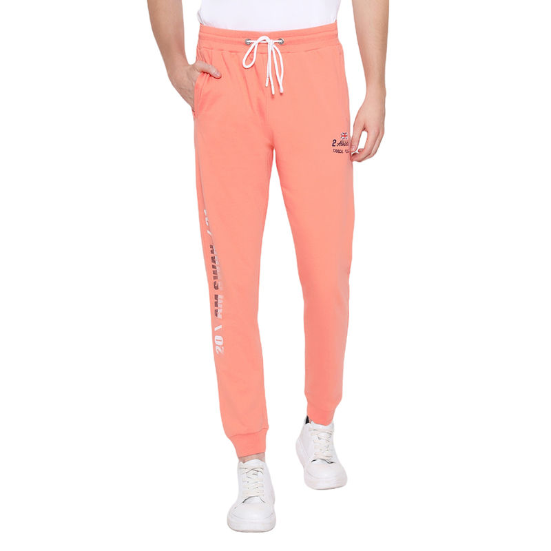 AM SWAN Premium Cotton Printed Joggers In Pink (32)