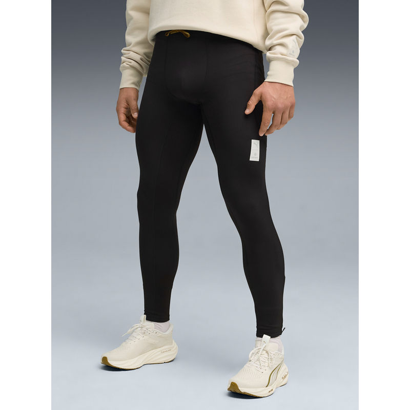 Puma Black X SAYSKY Running Fleece Tights (M)