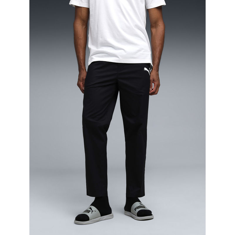 Puma Black Everyday Comfort Trackpant (L)