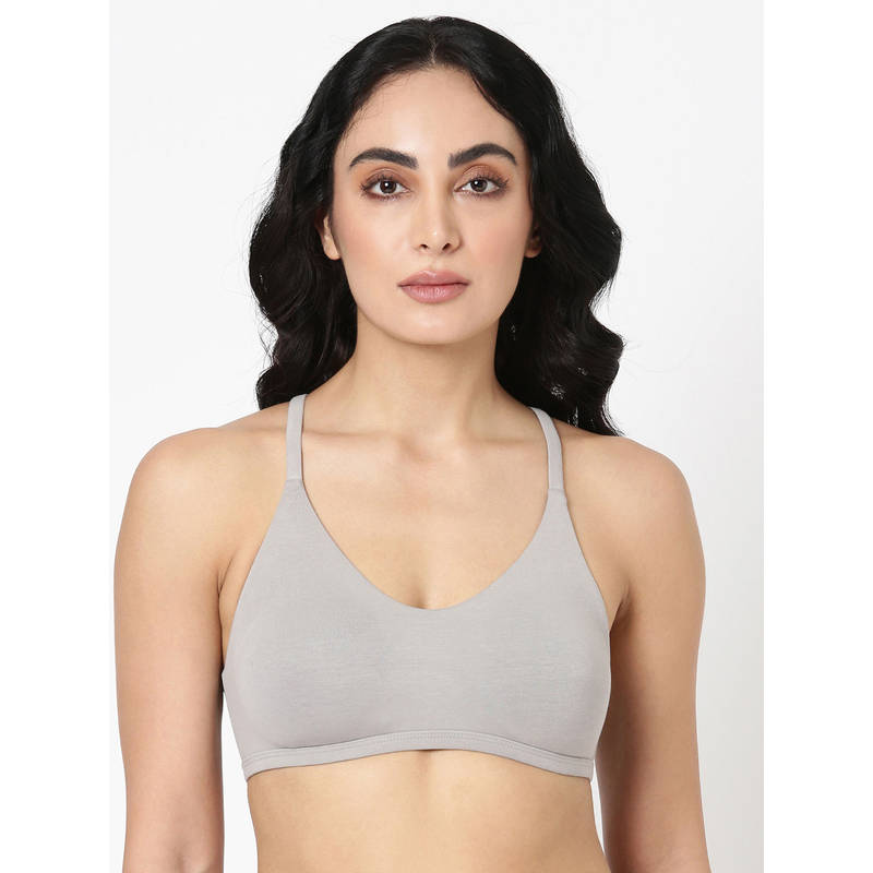 BLOSSOM Grey Teenagers Pull On Bra with Racerback (34B) (34B)