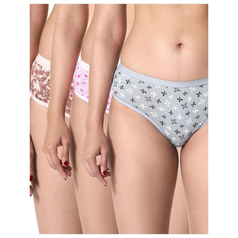BLOSSOM Lilly Light Panty Multi-Color (Pack of 3) (L) (Pack of 3) (L)