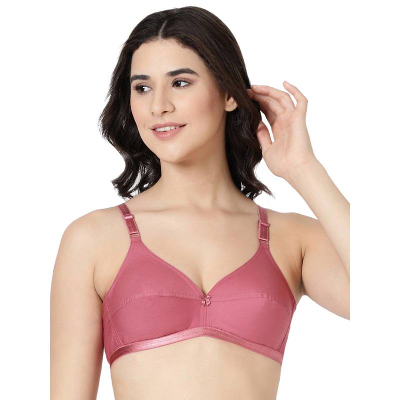 BLOSSOM Women Pink Regular Jasmine Rose Gold Bra (32B) (32B)