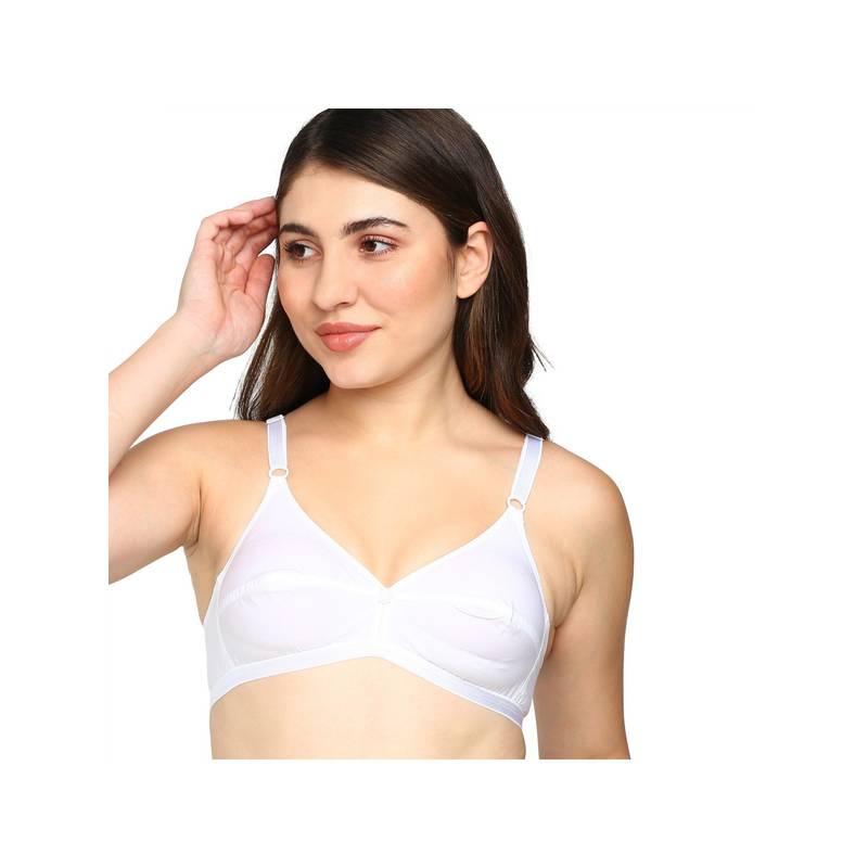 BLOSSOM Women White Regular Jasmine White Bra (42B) (42B)