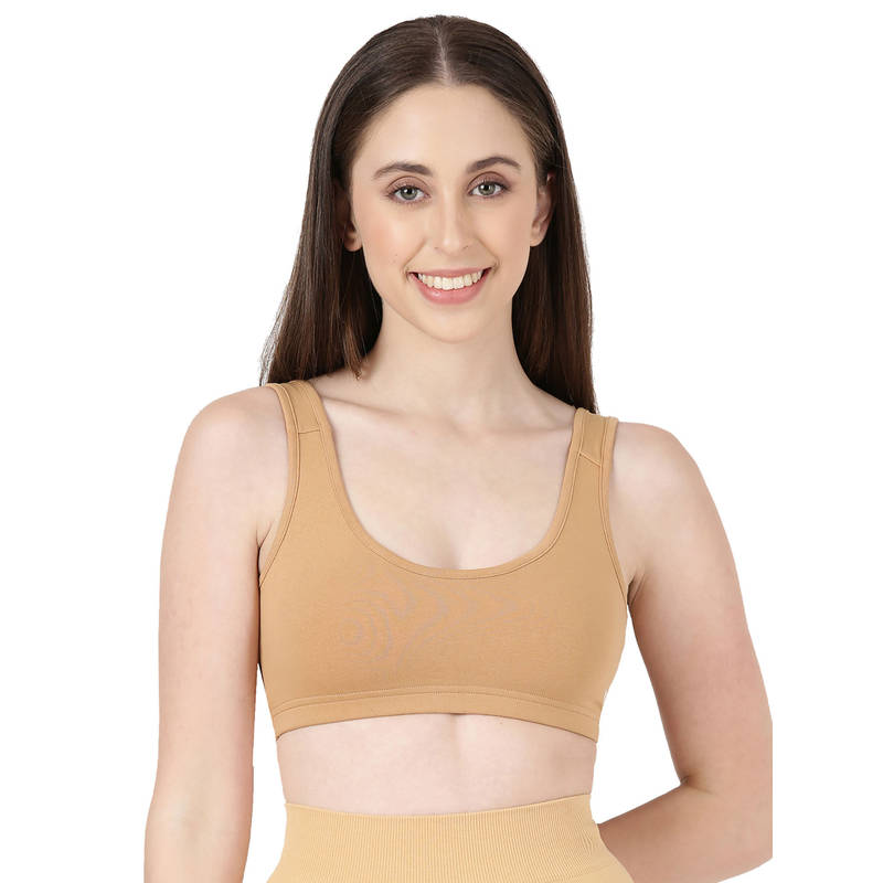 BLOSSOM Blissful Solid T-Shirt Bra Nude (Pack of 2) (32B) (Pack of 2) (32B)