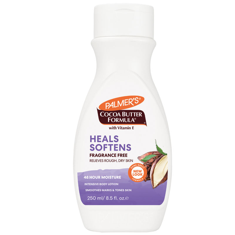 Palmer's Cocoa Butter Body Lotion, Fragrance Free For All Skin Types, Smoothes Marks & Tones Skin