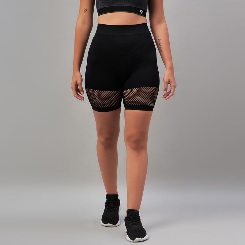 C9 Airwear Women Black Active Shorts (S)