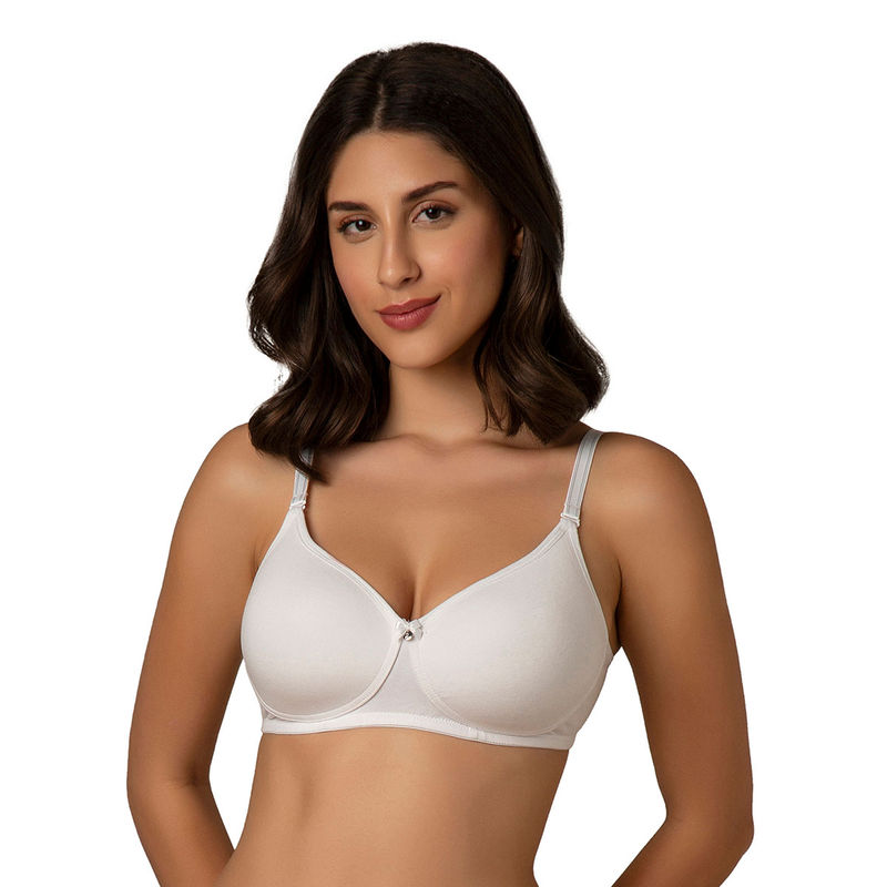 Amante Lightly Padded Non-Wired Full Coverage Smooth Comfort T-Shirt Bra (32B)