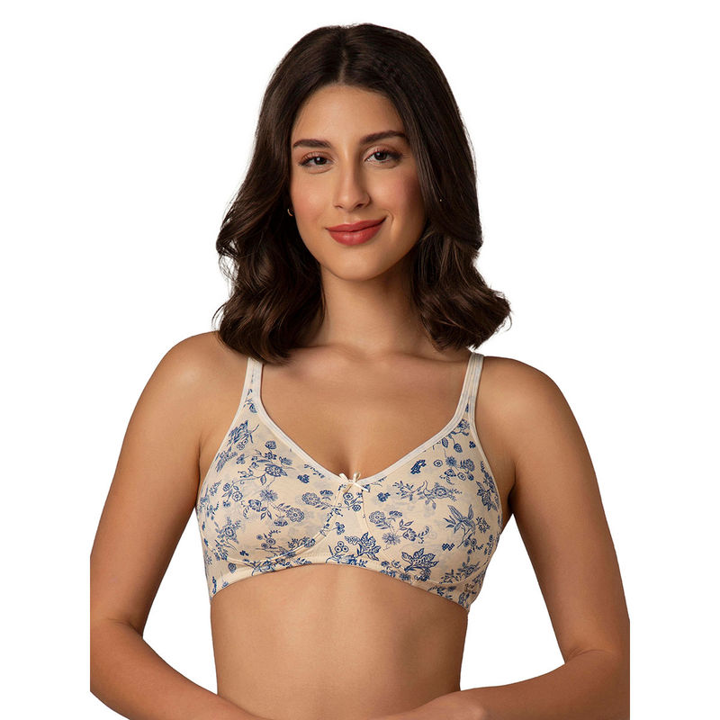 Amante Non Padded Non-Wired Full Coverage Chic Comfort Support Bra (34D)