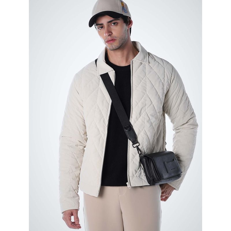 Jack & Jones Beige Polyester Regular Jacket (S)