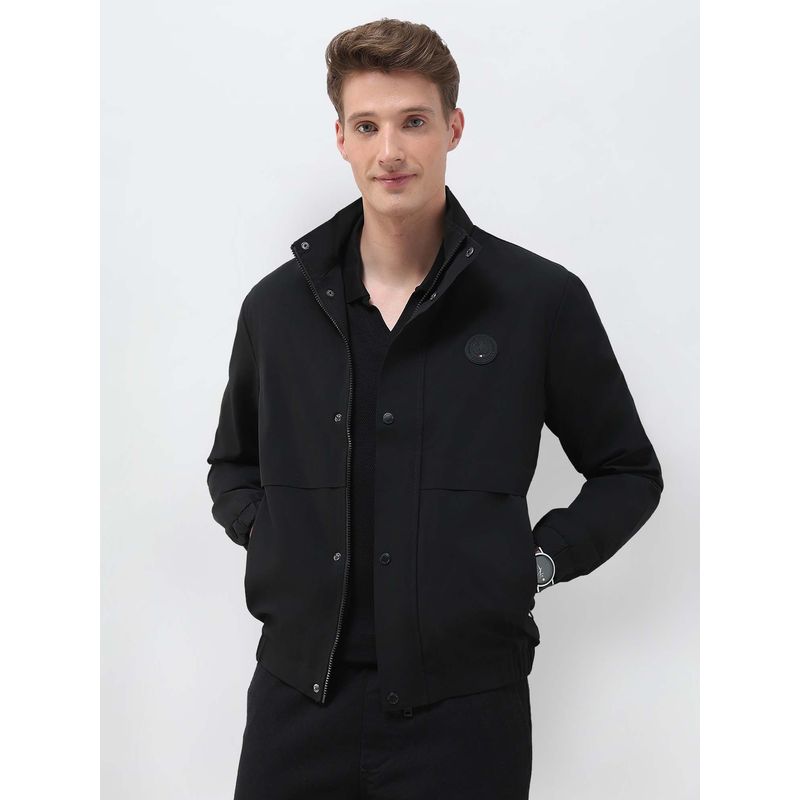 U.S. POLO ASSN. Black Polyester Regular Jacket (S)
