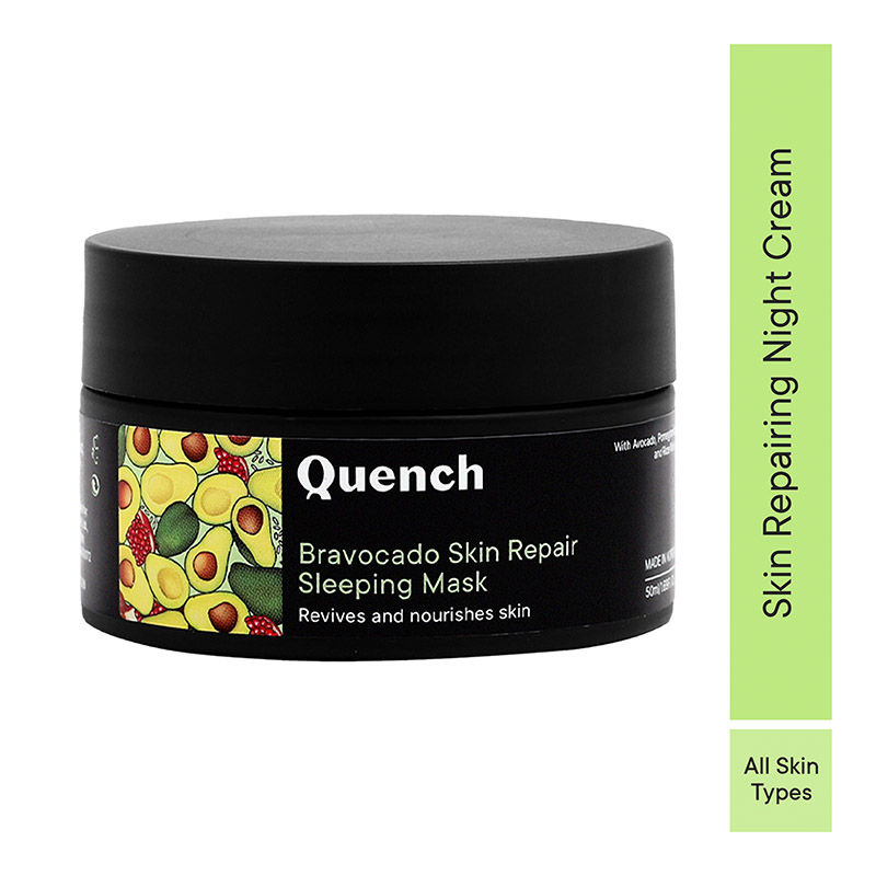 QUENCH Avocado Skin Repairing Night Cream (Sleeping Mask) With Vitamin B5