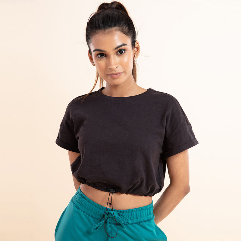Nykd All Day Try and stop me t-shirt- NYAT095 Jet Black (L)