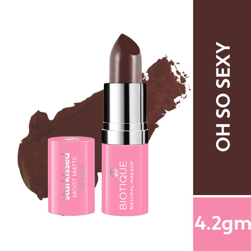 Biotique Starkissed Moist Matte Lipstick - Oh So Sexy