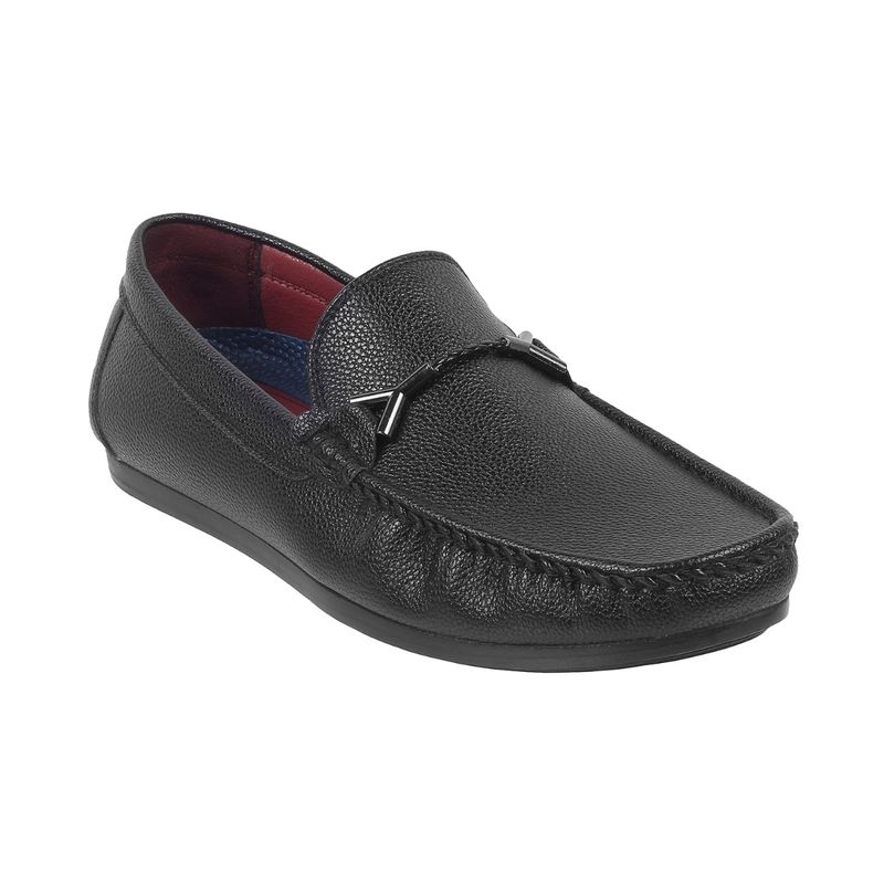 Mochi Mens Black Driving Shoes (EURO 44)