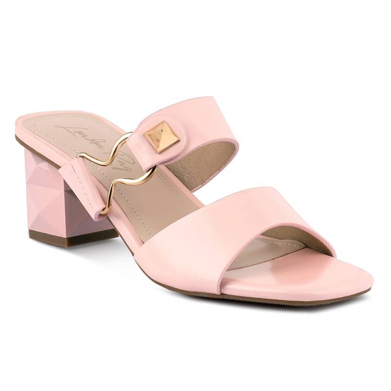 London Rag Embellished Pink Heels (EURO 39)