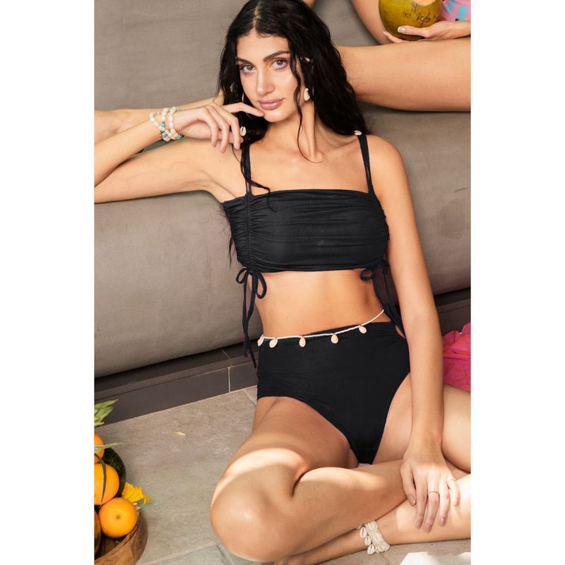 Erotissch Full Coverage Swimwear Top with Bikini (Set of 2) (S)
