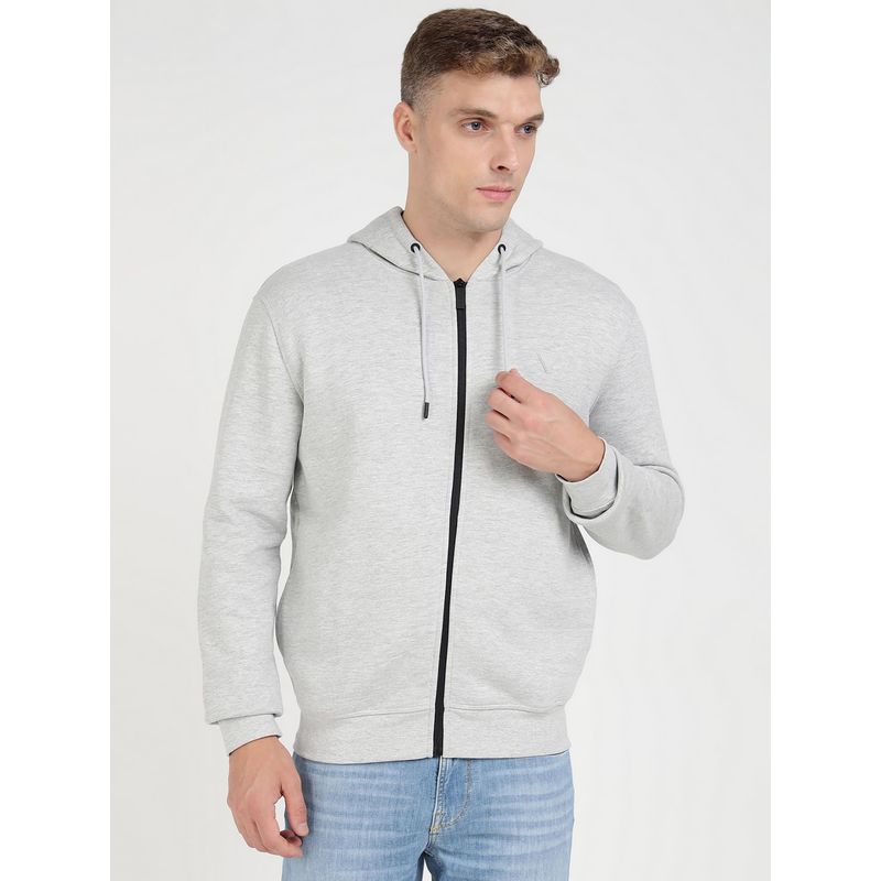 Guess Grey Solid Hoodie (L)