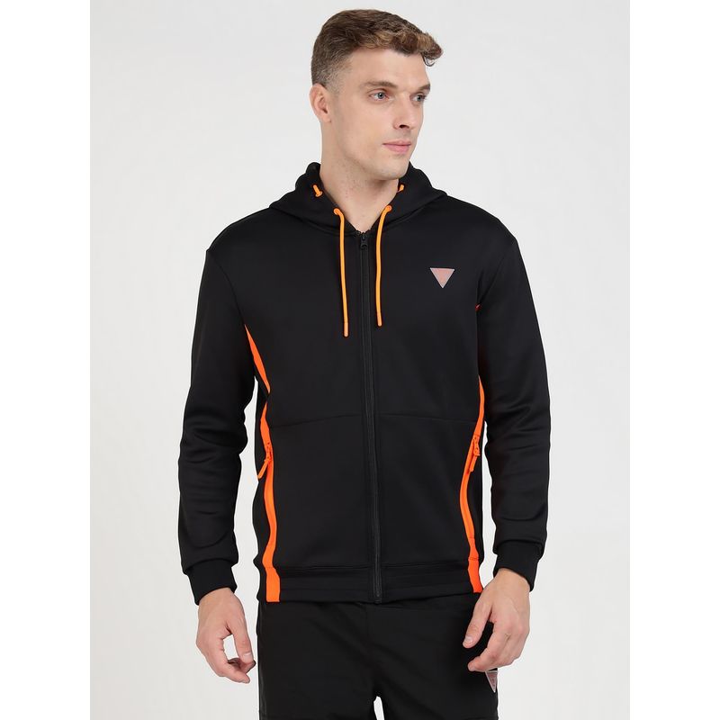 Guess Black Solid Hoodie (XL)