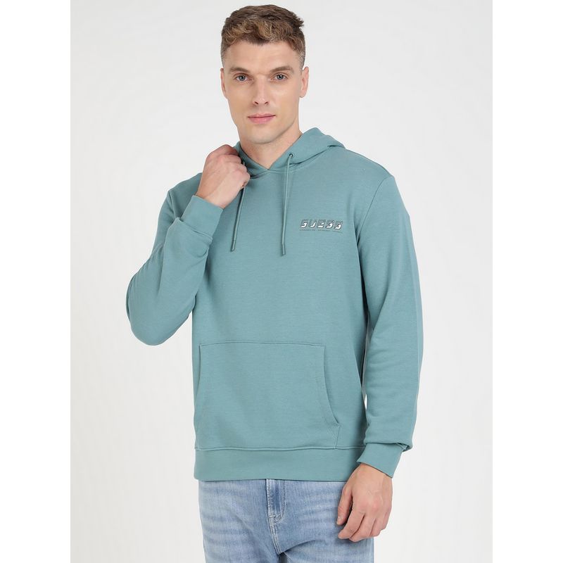 Guess Green Solid Hoodie (S)