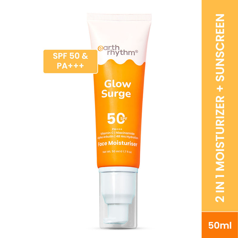 Earth Rhythm Glow Surge 2 - In - 1 Serum Sunscreen & Face Moisturizer With SPF 50++++, Vitamin C