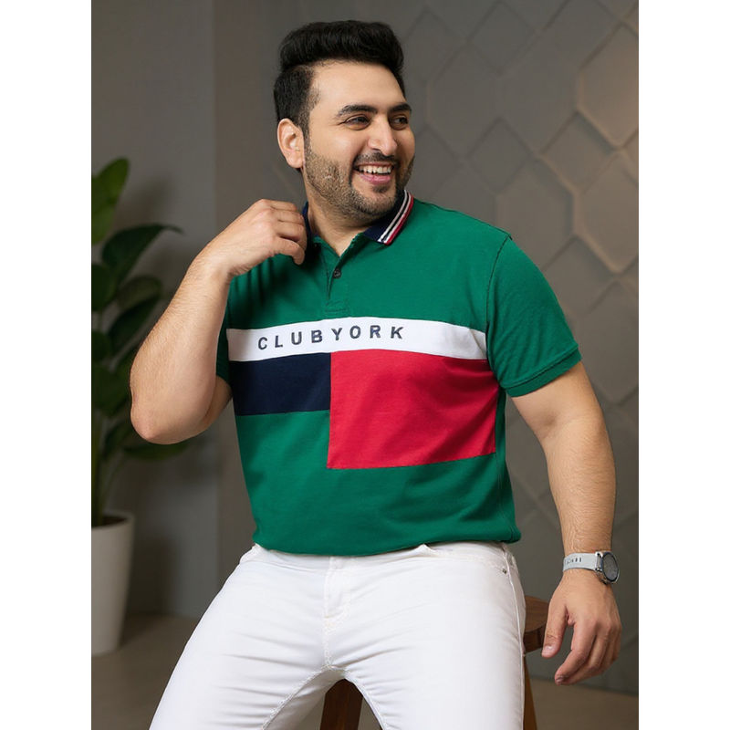 Club York Green Polo Neck T-shirt (2XL)