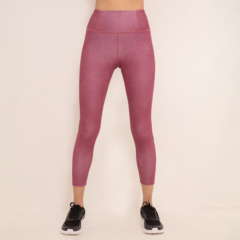 Nykd by Nykaa High Rise Trendsetter Printed Legging - NYK121 Swirl Wistfaul (L)