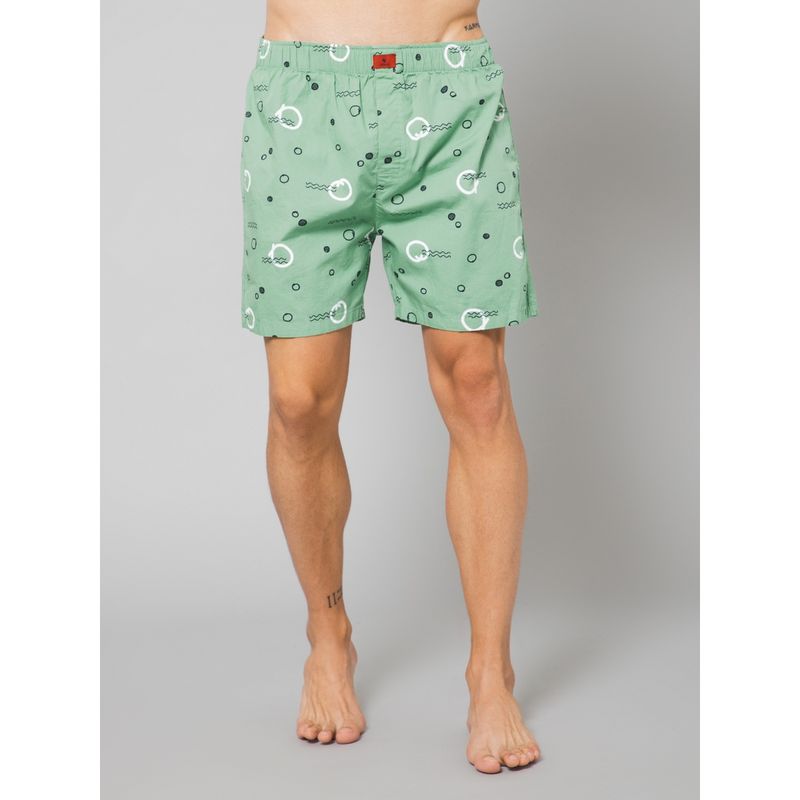 Cantabil Men Green Shorts (2XL)