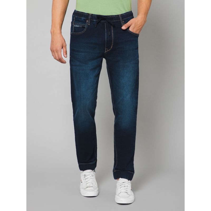 Cantabil Men Navy Blue Joggers (30)