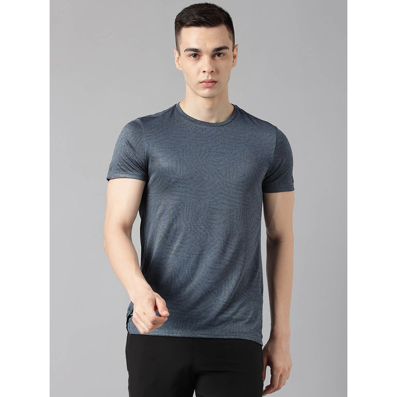 WOODS Textured Ombre Grey T-Shirt (L)