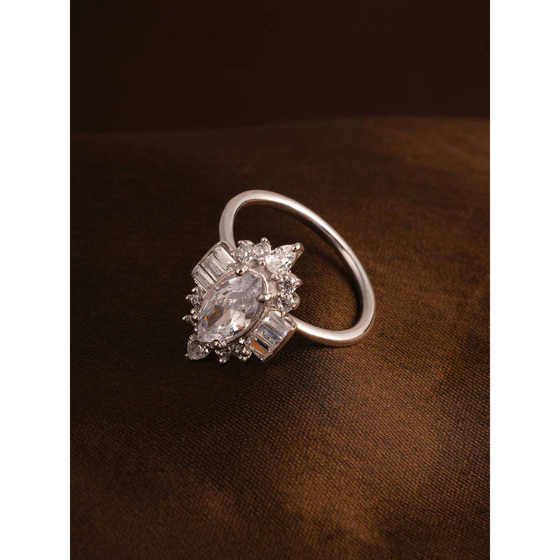 Palmonas Womens 925 Sterling Silver Starlit Crown Ring (5)