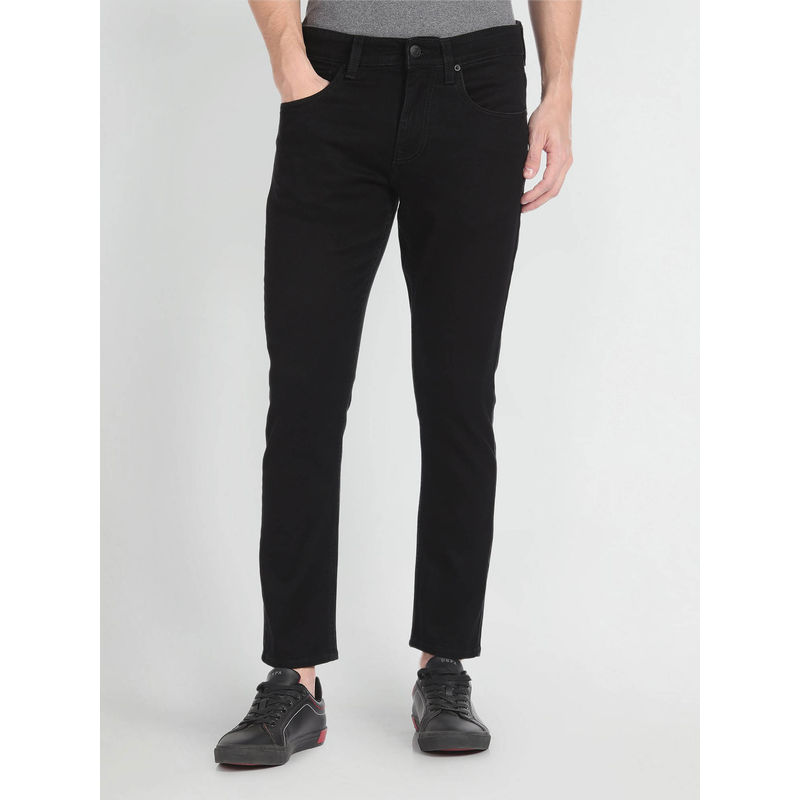 U.S. POLO ASSN. Henry Cropped Leg Style Black Jeans (32)