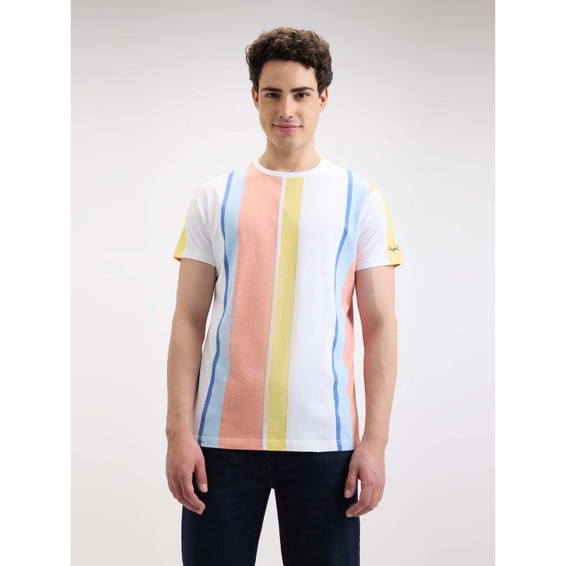 Pepe Jeans Men's Tropical Print Short Sleeve T-shirt (M)