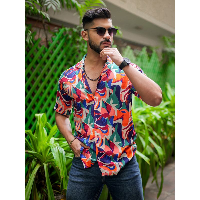 ROYALTAIL All Over Print Super Soft Premium Half Sleeve Shirt (M)
