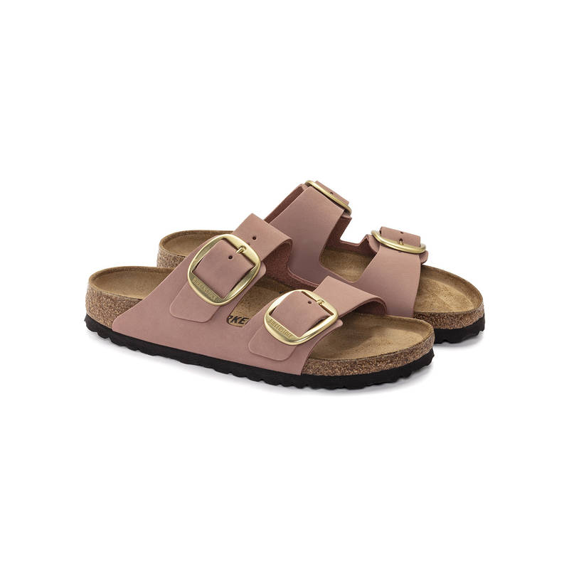 Birkenstock Arizona Big Buckle Old Rose Narrow Width Women Two-Strap Flats (EURO 35)