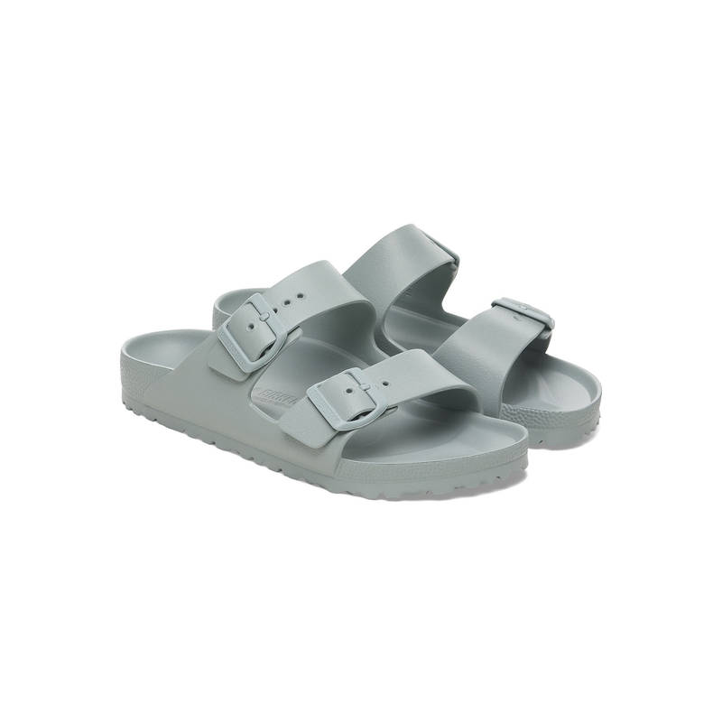Birkenstock Arizona Unisex Green Eva Two Strap Sliders (EURO 35)
