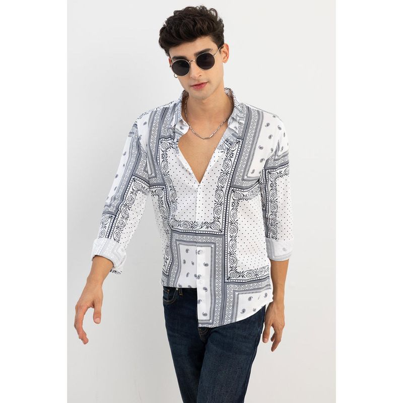 Snitch Kalakari White Shirt (S)