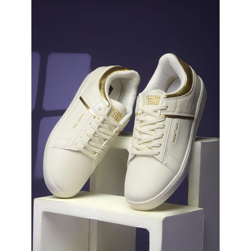 North Star Women White Casual Sneakers (UK 4)