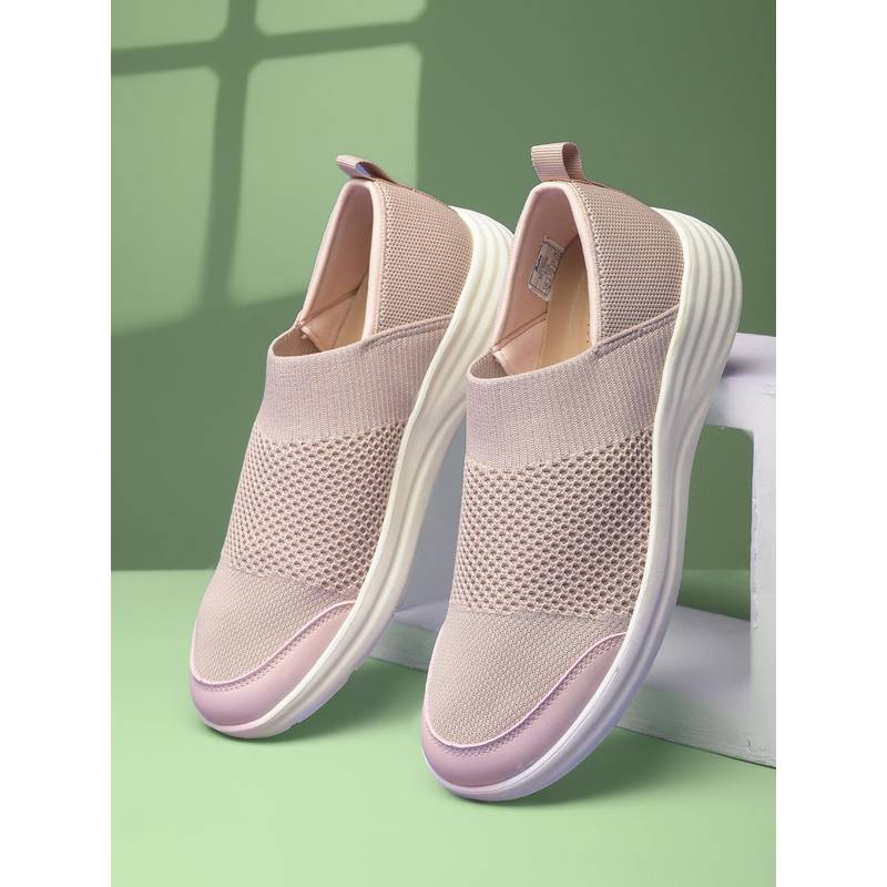 Bata Comfit Women Pink Casual Slip On Sneakers (UK 3)