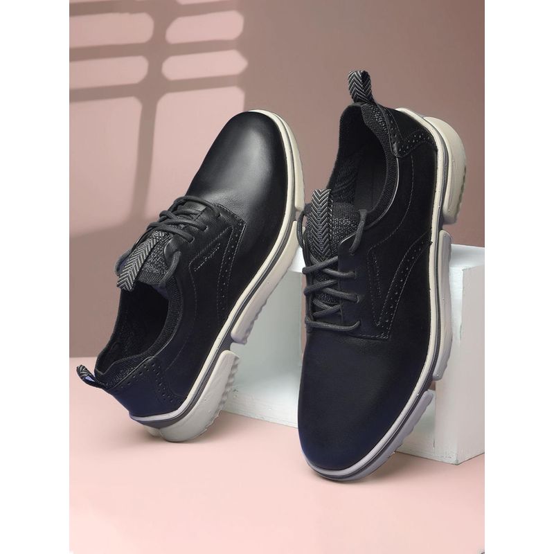 Hush Puppies Men Black Casual Lace-Ups Sneakers (UK 7)