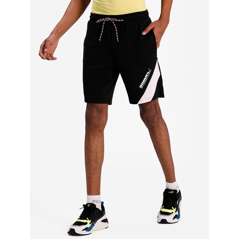 Puma International Baby Terry Men's Shorts - Black (S)